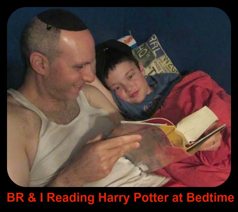 Reading Harry Potter With BR at Bedtime
