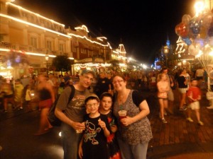 Family at the Magic Kingdom