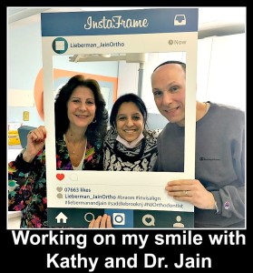 Smiling with Dr. Jain, courtesy of Invisalign