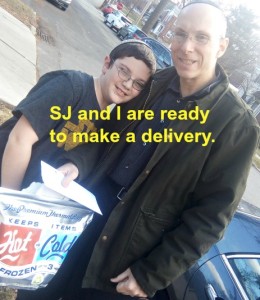SJ& I deliver Hanukah Meals